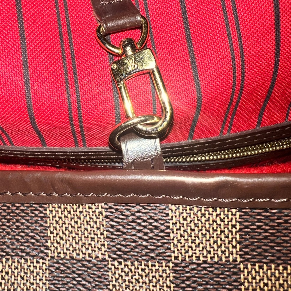 LV Neverfull GM Damier Ebene Tote Handbag - Picture 3 of 11